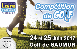 Loire Impression, partenaire de la compétition de golf des 24 & 25 juin 2017